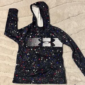 Black Speckled UA Hoodie